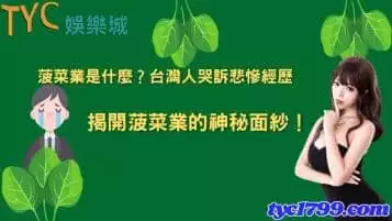 菠菜業是什麼意思？台灣人哭訴悲慘經歷揭開菠菜行業的神秘面紗！