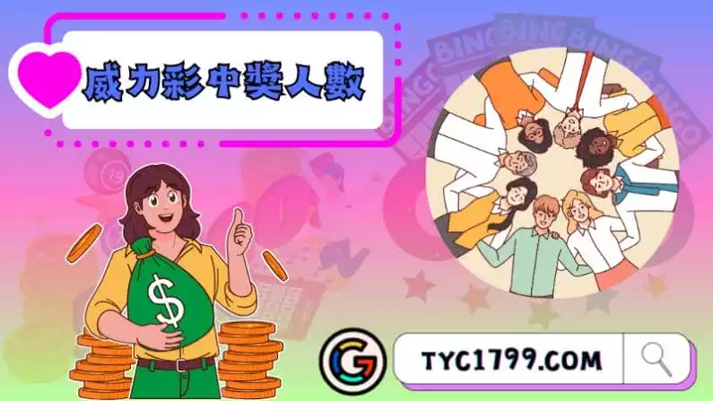 ►威力彩中獎人數