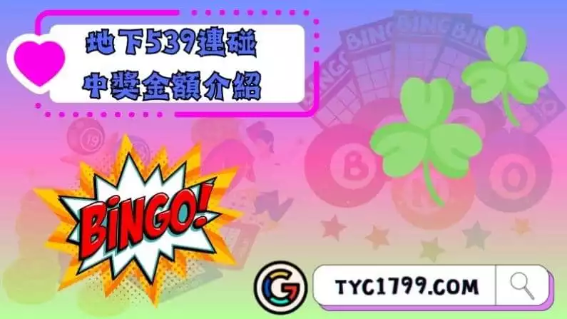 地下539連碰中獎金額介紹