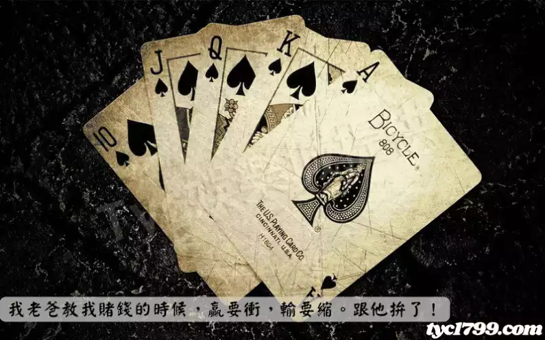 我老爸教我賭錢的時候,贏要衝,輸要縮。跟他拚了!
