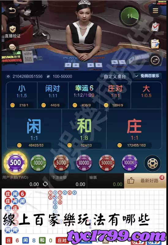 線上百家樂玩法有哪些