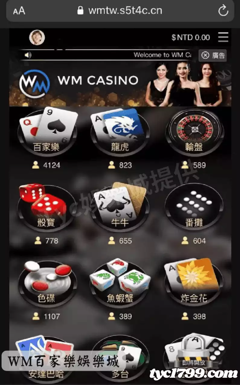 WM百家樂娛樂城