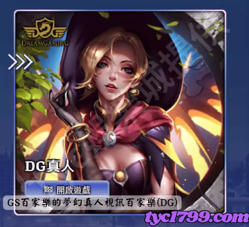 GS百家樂的夢幻真人視訊百家樂(DG)