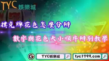 撲克牌花色怎麼分辨？數字與花色大小順序辨別教學！