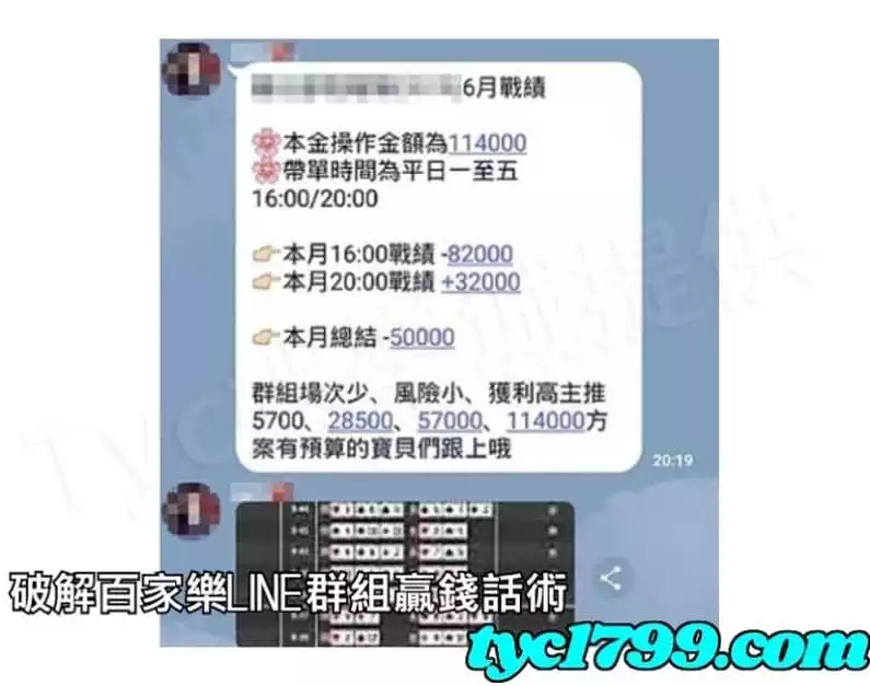 破解百家LINE群組贏錢話術