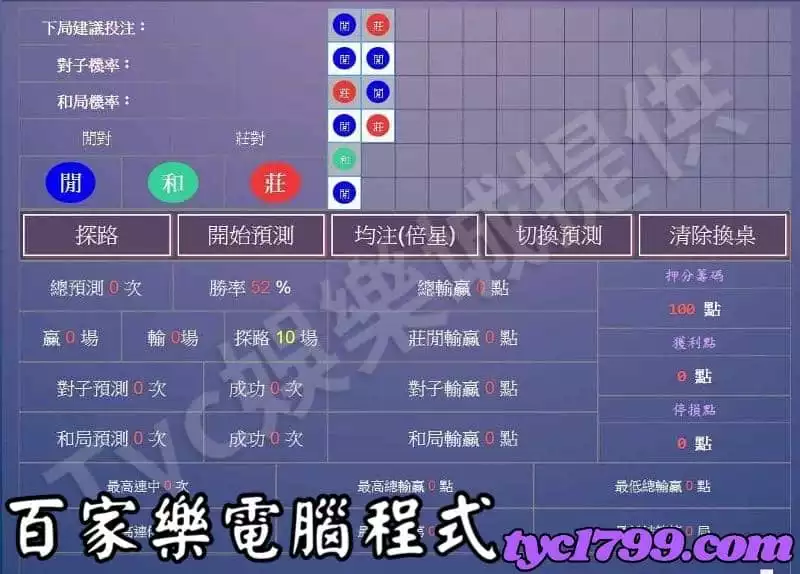 百家樂電腦程式