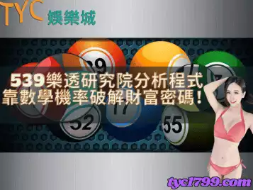 539樂透研究院分析程式靠數學機率破解財富密碼！