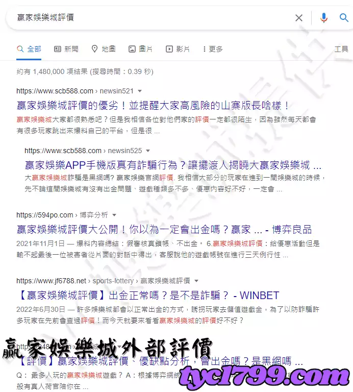 贏家娛樂城外部評價