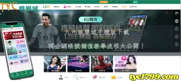 https://www.tyc1799.com/九州娛樂城手機版下載，現金網帳號儲值教學流程大公開！