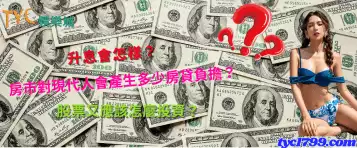 升息會怎樣？房市對現代人會產生多少房貸負擔？股票又應該怎麼投資？